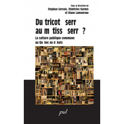 Chapitre 13 : Du tricoté serré au métissé serré? La culture publique commune au Québec en débats