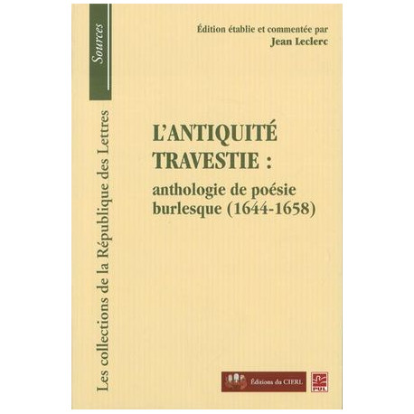 L'Antiquité travestie et la vogue du burlesque en France (1643-1661)