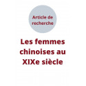 Qingya Meng : Le confinement des femmes chinoises à travers les récits de voyageurs français au XIXe siècle