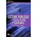 Lecture publique et culture au Québec de Marcel Lajeunesse : Chapitre 1
