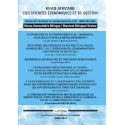 Revue africaine Sciences économiques et Gestion n° 1 et 2 : Introduction