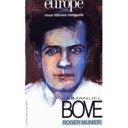Revue Europe : Emmanuel Bove : Chapitre 1