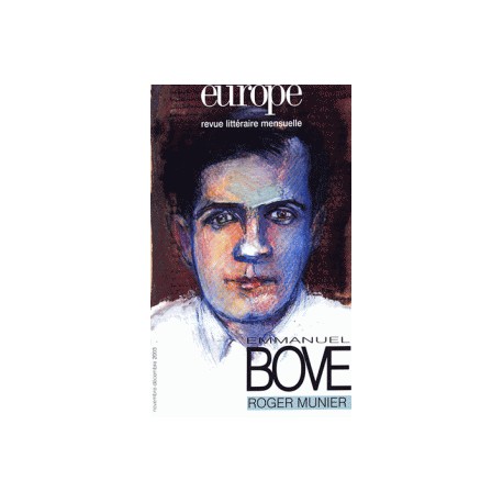 Revue Europe : Emmanuel Bove : Chapitre 1