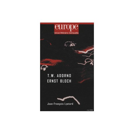 Theodor. W. Adorno et Ernst Bloch : Sommaire