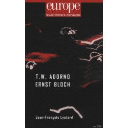Theodor. W. Adorno et Ernst Bloch : Sommaire