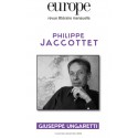 Revue Europe : Philippe Jaccottet : Chapitre 1