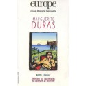 Revue Europe : Marguerite Duras : Chapitre 1