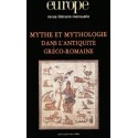Mythe et mythologie dans l'Antiquité gréco-romaine : Sommaire