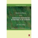Terminologie internationale de Diététique et de Nutrition (TIDN) : Introduction