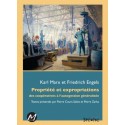 Propriété et expropriations des coopératives à l’autogestion généralisée, Karl Marx et Friedrich Engels : Chapitre 1