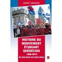 Histoire du mouvement étudiant québécois 1956-2013. Des Trois Braves aux carrés rouges, de Marc Simard : Sommaire